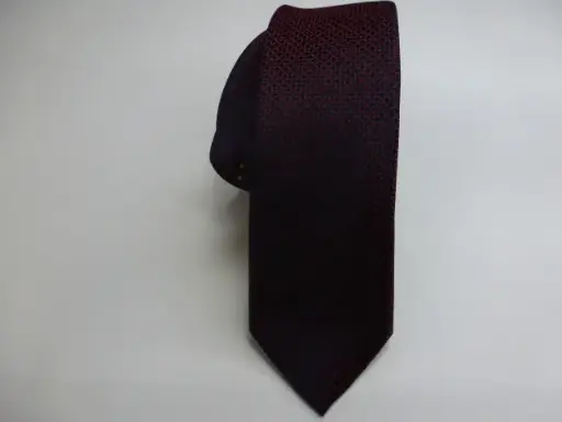 [6250-1] Corbata microfibra pala estrecha 6 cm.  