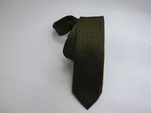 [6250] Corbata microfibra pala estrecha 6 cm.  
