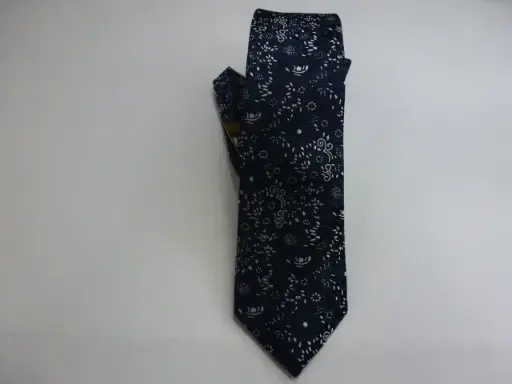 [6241-1] Corbata microfibra pala estrecha 6 cm.  