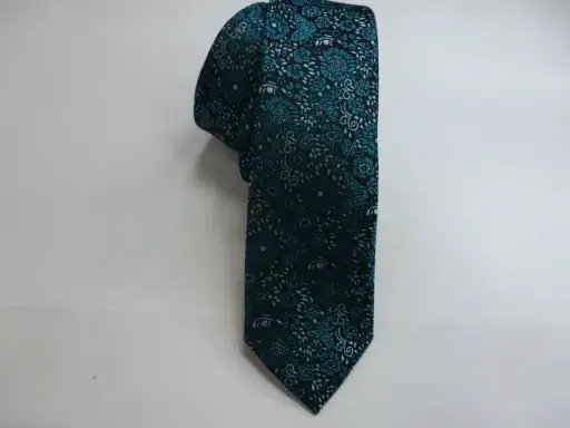 [6241-3] Corbata microfibra pala estrecha 6 cm.  
