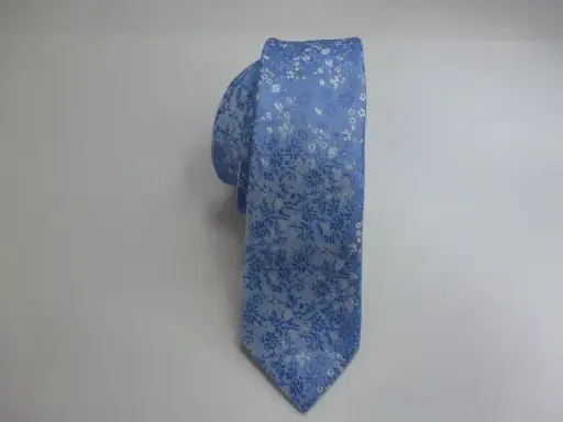 [6239-3] Corbata microfibra pala estrecha 6 cm.   