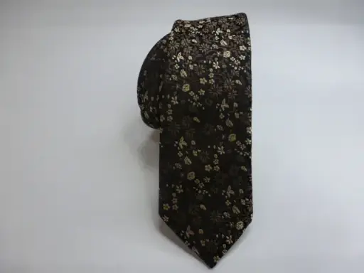 [6269-4] Corbata microfibra pala estrecha 6 cm.   