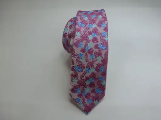 [6270-2] Corbata microfibra pala estrecha 6 cm. 