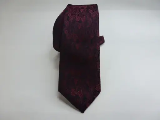 [6231-1] Corbata microfibra pala estrecha 6 cm.  
