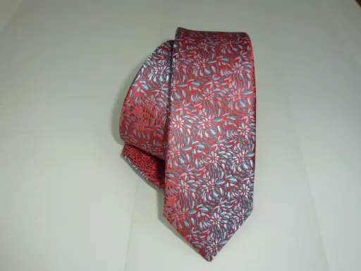 [6273-2] Corbata microfibra pala estrecha 6 cm.  